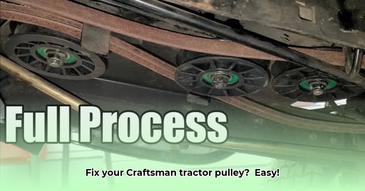 replace-craftsman-tractor-transmission-pulley